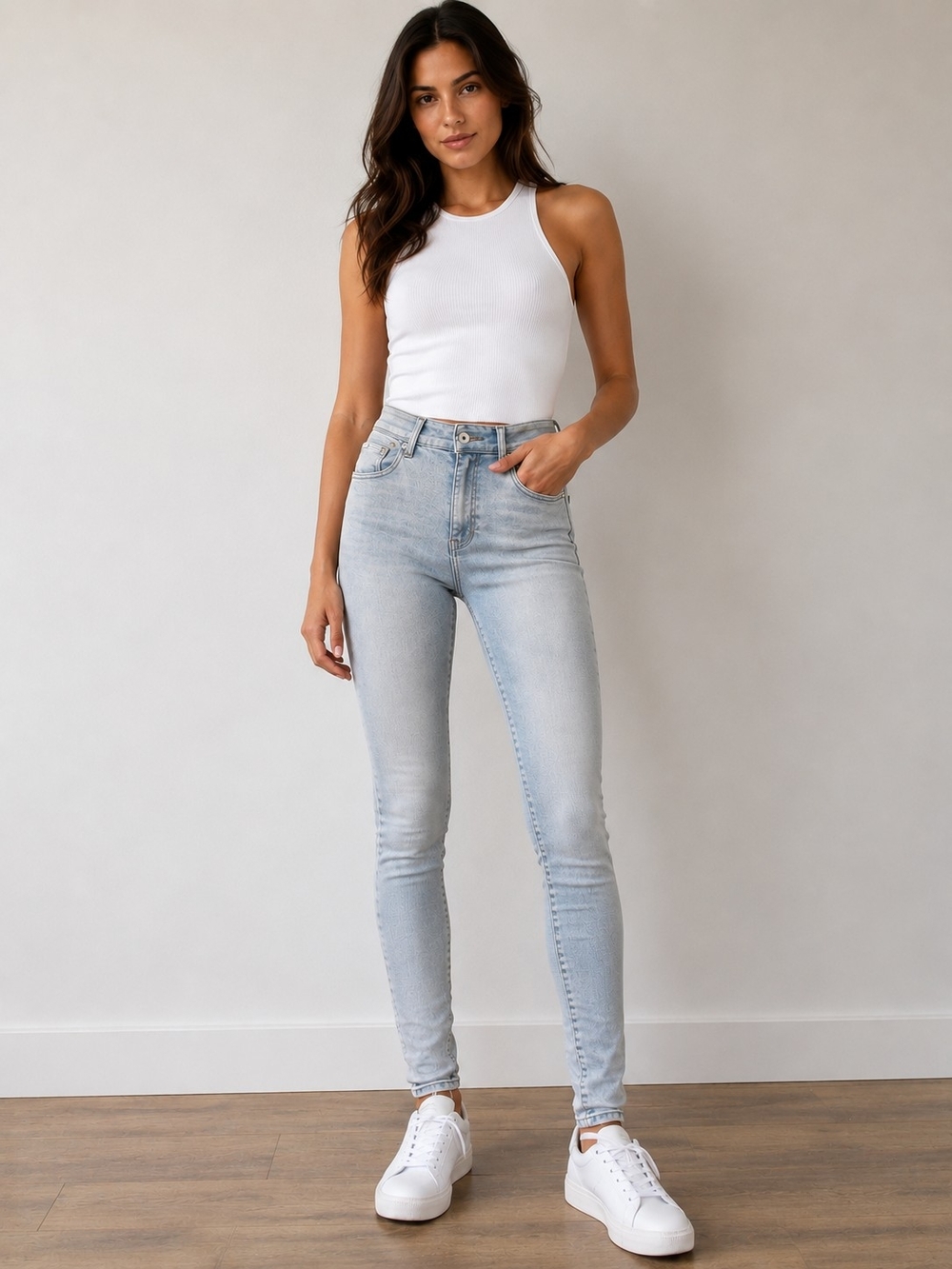 G-Star RAW Kafey Ultra High Skinny Jeans Women's 29x34 Light Wash